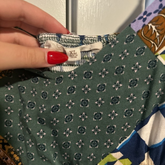 Maxi patchwork dress - Picture 3 of 3